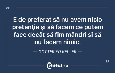 Nu trebuie să ne imaginăm că simţire...