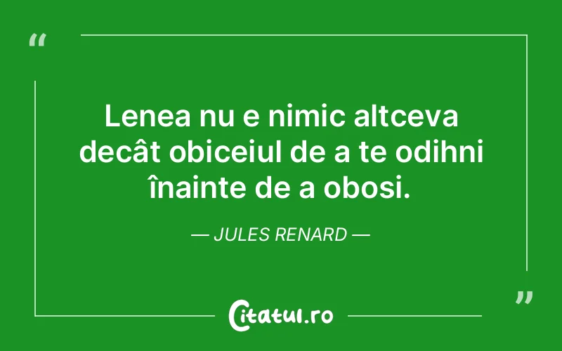 Citat Jules Renard - citate viata
