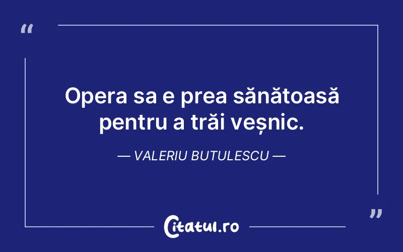 Citat Valeriu Butulescu - citate viata