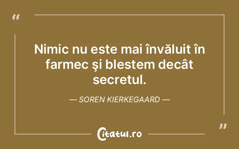 Citat Soren Kierkegaard - citate viata