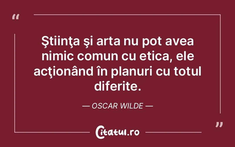 Citat Oscar Wilde - citate viata