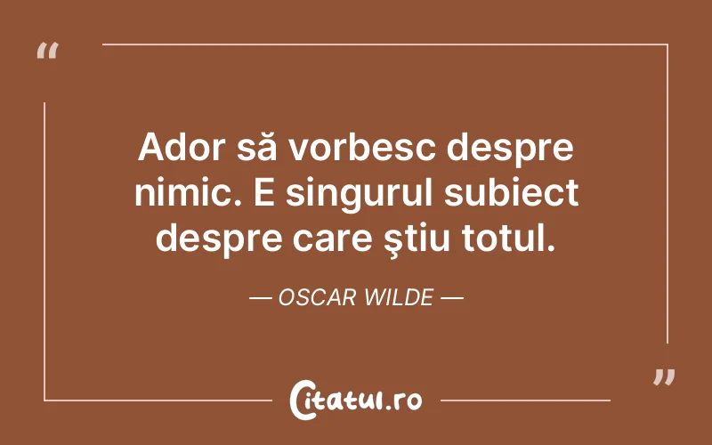 Citat Oscar Wilde - citate viata