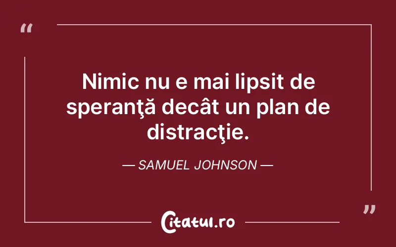 Citat Samuel Johnson - citate viata