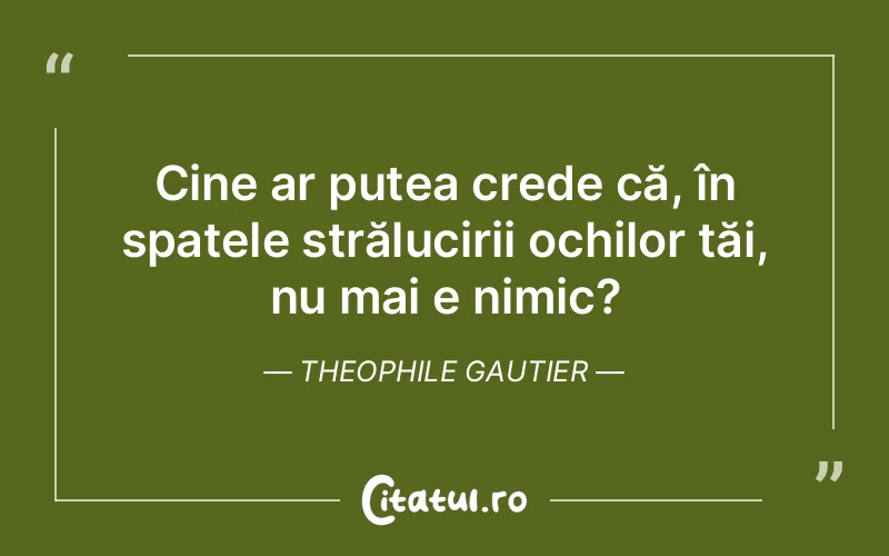 Citat Theophile Gautier - citate viata