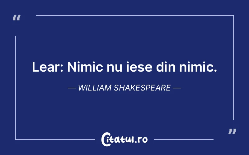 Citat William Shakespeare - citate viata