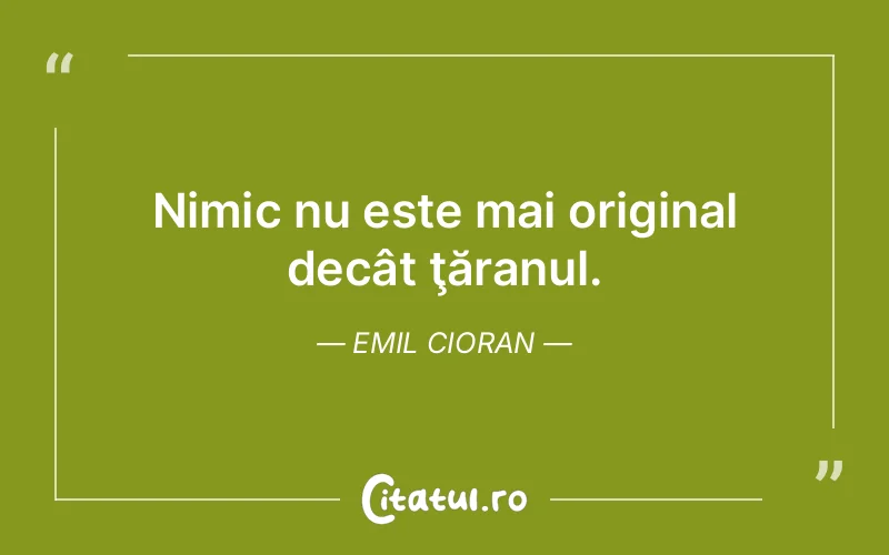 Citat Emil Cioran - citate viata