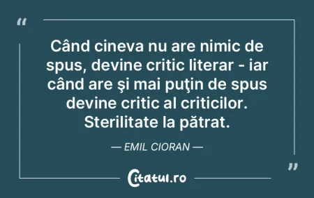 Nu există o artă adevărată fără o ...