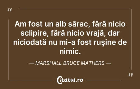 Am pierdut simţul altor consideraţii c...