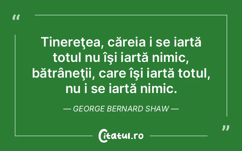 Citat George Bernard Shaw - citate viata