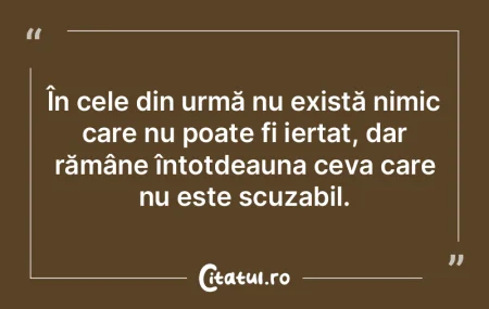 Cine nu a simțit bucuria trădării nu ...
