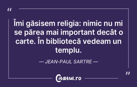 Este, deci, absurd să ne gândim a ne p...