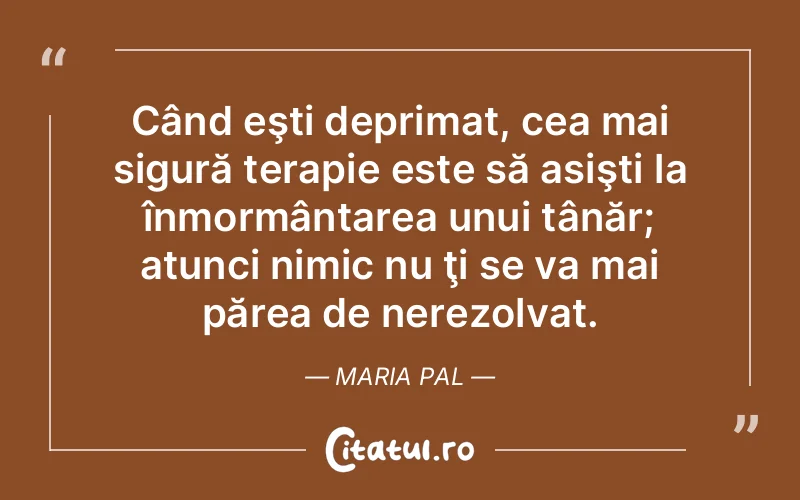 Citat Maria Pal - citate viata