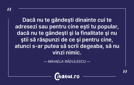 Nimic absurd nu se poate menţine în mo... Nimic absurd nu se poate menţine în mo...