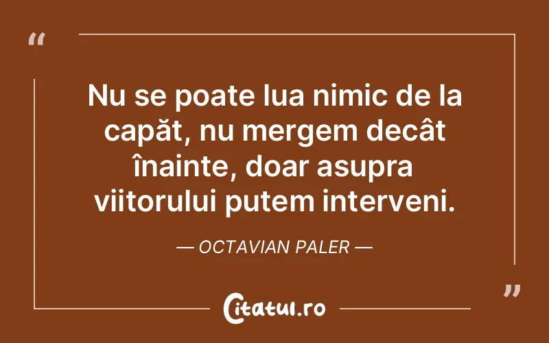 Citat Octavian Paler - citate viata
