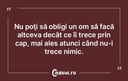 Cel care nu înţelege nimic, nici nu me...