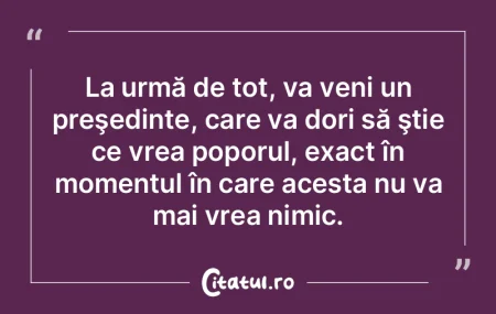 Normal că nu avem nimic de împărţit;...