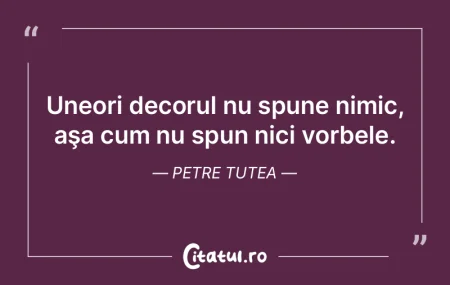 Ceva, cum ar fi nimic, se întâmplă or...