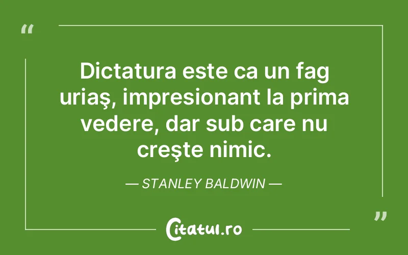 Citat Stanley Baldwin - citate viata
