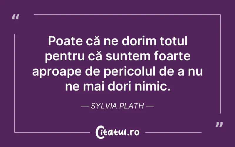 Citat Sylvia Plath - citate viata