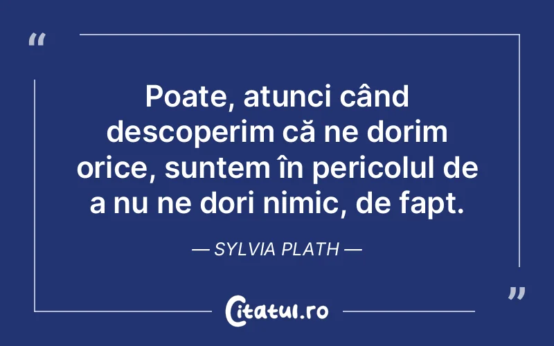 Citat Sylvia Plath - citate viata