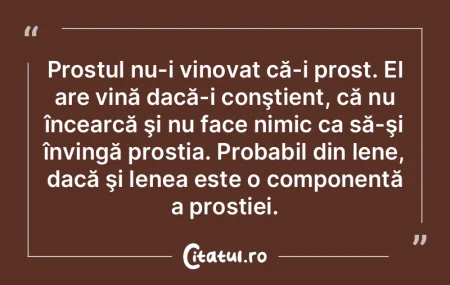 Pentru a fi recunoscut cu adevărat, tre...