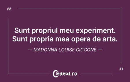 Nu am fost dusmanul nimanui, cu exceptia...