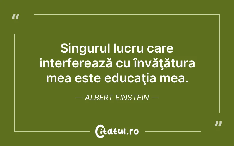 Citat Albert Einstein - citate viata