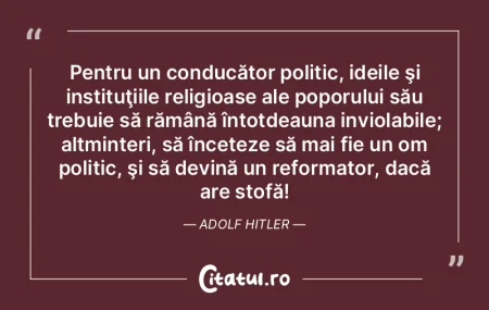 AmbiÅ£ia mea nu este aceea de a purta rÄ... AmbiÅ£ia mea nu este aceea de a purta rÄ...