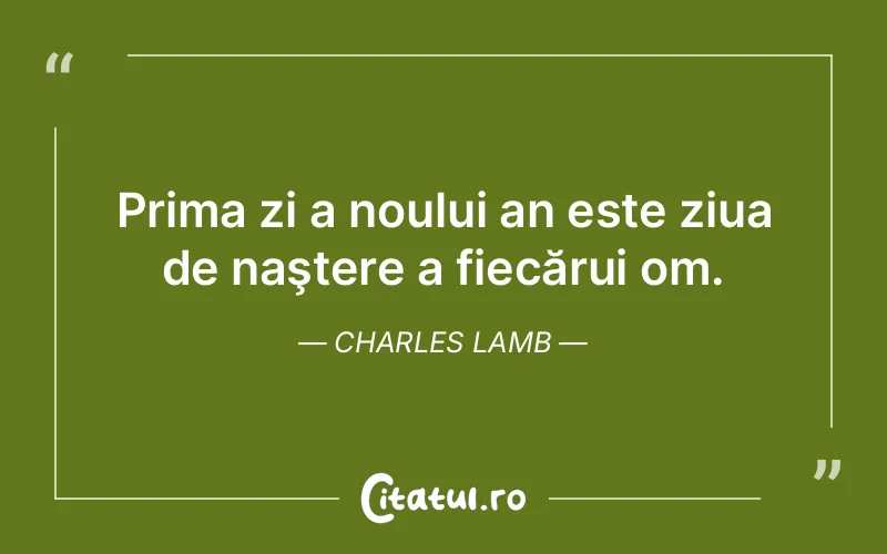 Citat Charles Lamb - citate viata