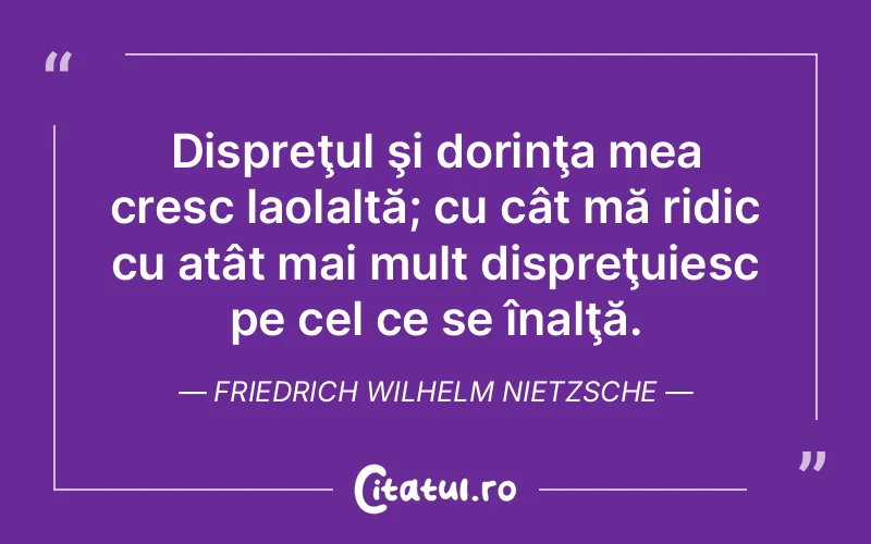 Citat Friedrich Wilhelm Nietzsche - citate viata