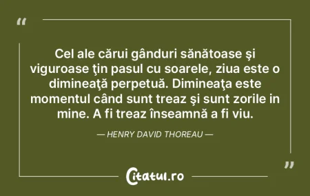 Să năzuim a considera multe totdeauna ...