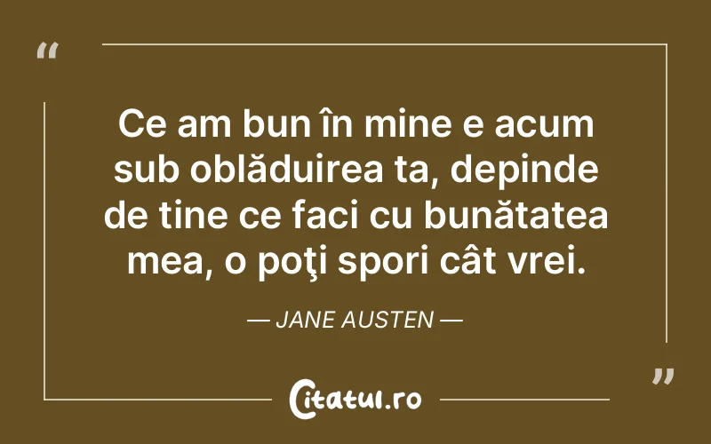 Citat Jane Austen - citate viata