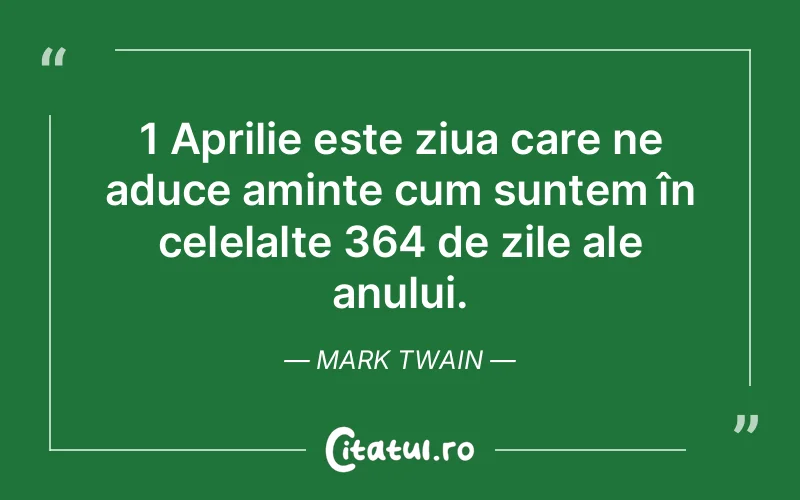 Citat Mark Twain - citate viata