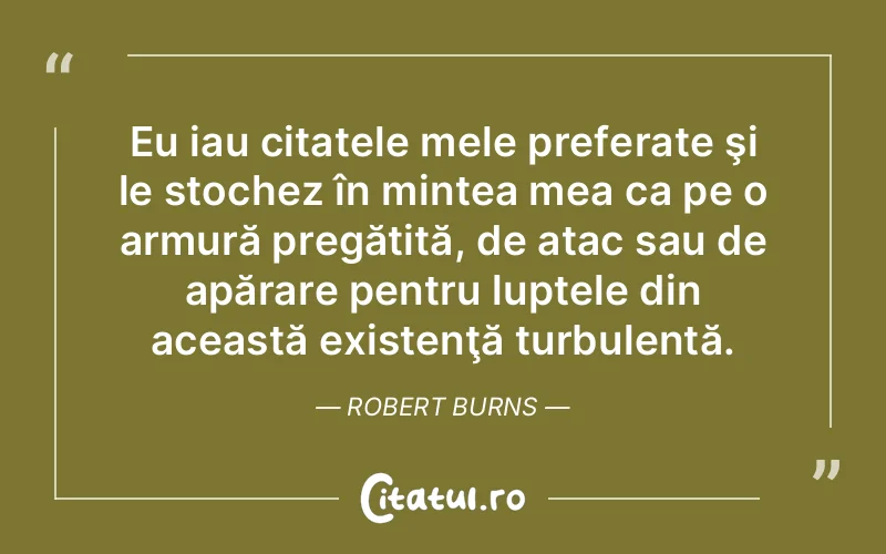 Citat Robert Burns - citate viata