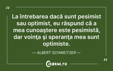 Părerea mea este că personalitatea unu...