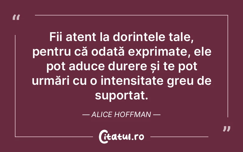 Citat Alice Hoffman - citate viata