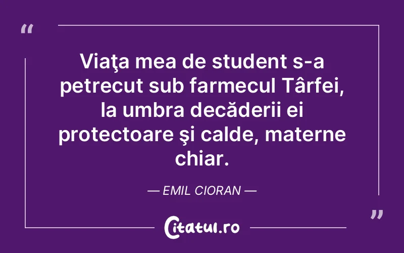 Citat Emil Cioran - citate viata