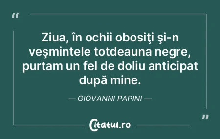 Mă plictisesc repede vorbind despre min...