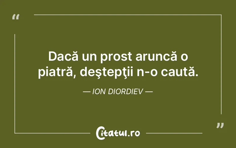 Citat Ion Diordiev - citate viata