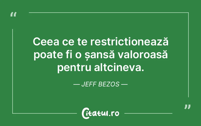 Citat Jeff Bezos - citate viata