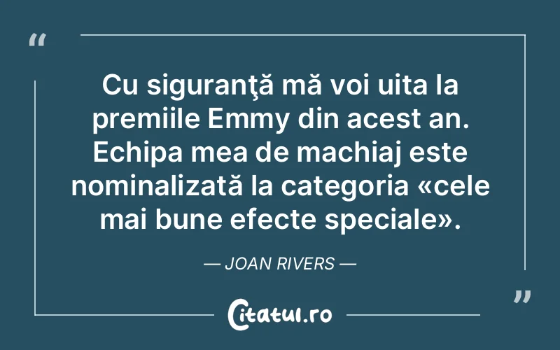 Citat Joan Rivers - citate viata