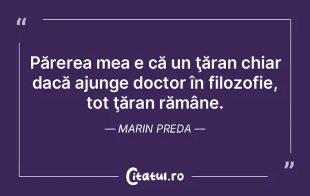 Filosofia a ajuns la sfârşitul ei. Ori...