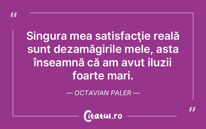 Citat Octavian Paler - citate viata