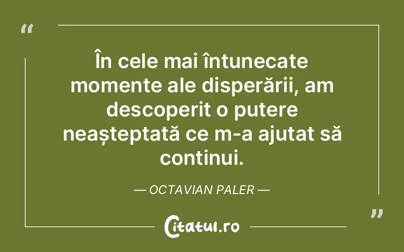 Citat Octavian Paler - citate viata