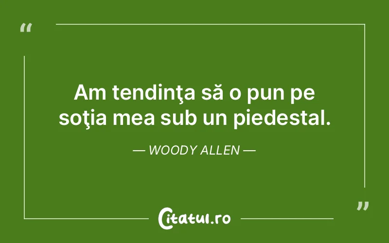 Citat Woody Allen - citate viata
