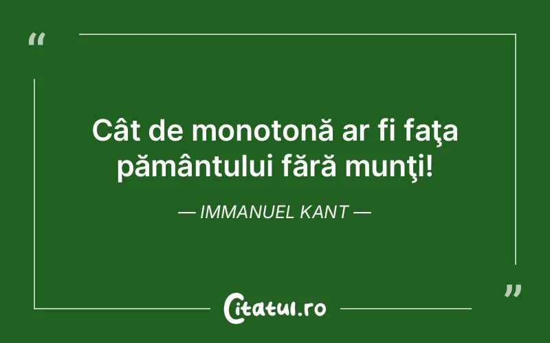 Citat Immanuel Kant - citate viata
