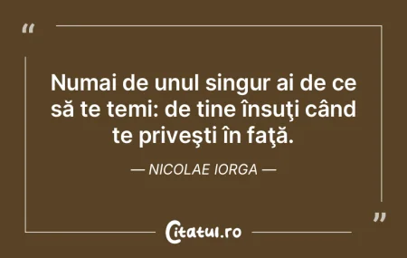 Singura noastră obligaţie faţă de is... Singura noastră obligaţie faţă de is...