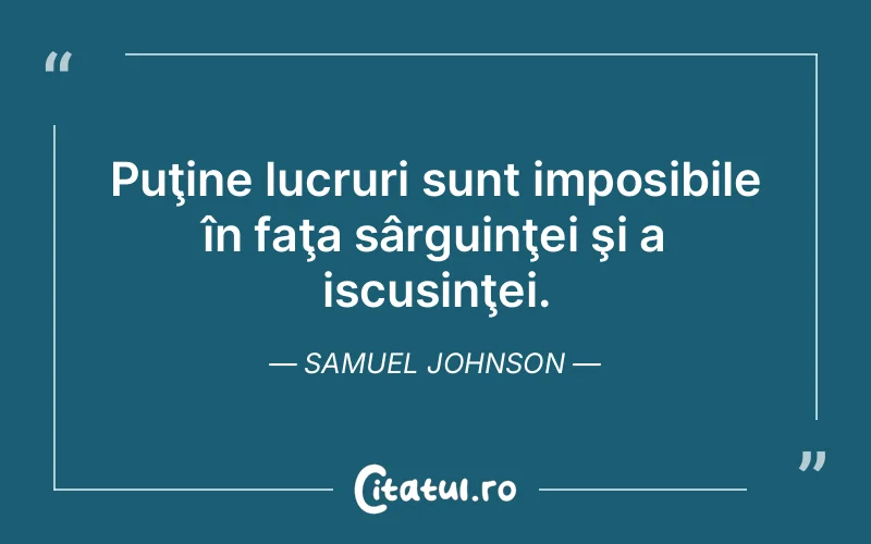 Citat Samuel Johnson - citate viata
