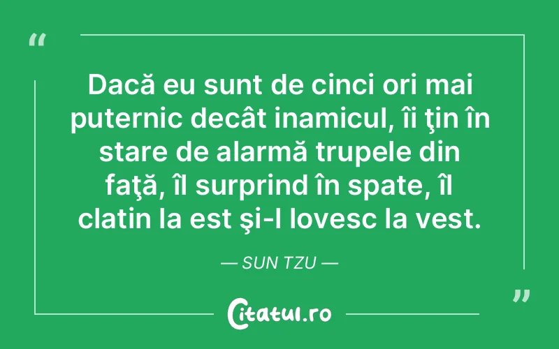 Citat Sun Tzu - citate viata