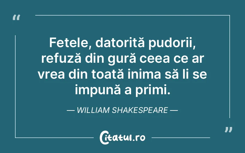 Citat William Shakespeare - citate viata